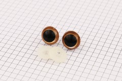 Safety Eyes, Gold, 15mm (pack of 2)