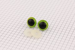 Safety Eyes, Green, 15mm (pack of 2)