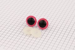 Safety Eyes, Pink, 15mm (pack of 2)