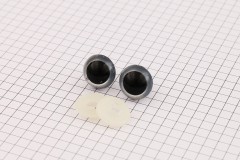 Safety Eyes, Silver, 15mm (pack of 2)