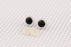 Safety Eyes, White, 15mm (pack of 2)