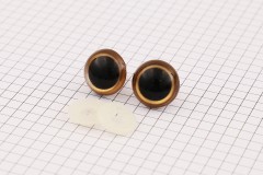 Safety Eyes, Gold, 18mm (pack of 2)