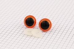 Safety Eyes, Orange, 18mm (pack of 2)