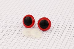 Safety Eyes, Red, 18mm (pack of 2)
