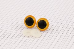 Safety Eyes, Yellow, 18mm (pack of 2)