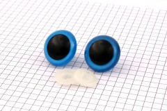 Safety Eyes, Blue, 24mm (pack of 2)