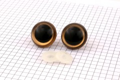 Safety Eyes, Gold, 24mm (pack of 2)
