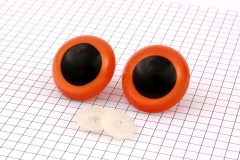 Safety Eyes, Orange, 30mm (pack of 2)