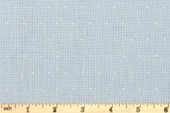 Zweigart 28 Count Linen (Cashel) - Blue White Dots (5469) - 48x68cm / 19x27inch