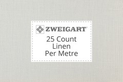 Zweigart Evenweave Linen - 25 Count (Dublin) - Per Metre