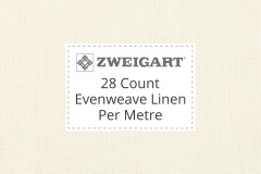 Zweigart Evenweave Linen - 28 Count (Cashel) - Per Metre