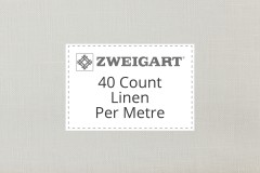 Zweigart Evenweave Linen - 40 Count (Newcastle) - Per Metre