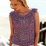 Free Pattern! Lacy Top knitted in Rico Essentials Crochet