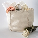 Free Pattern! Crocheted Cottage Bag in Lily Sugar n Cream Cotton