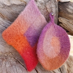 Free Pattern! Felted Pot Holders knitted in Drops Big Delight