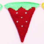 Fruit Salad Knitted Bunting